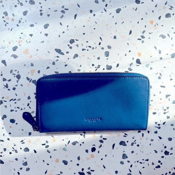 Coach | PAC-MAN Ghost Limited Edition Zip Around Accordion Wallet | Inky - Picture 2 of 15